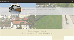 Desktop Screenshot of ferienwohnung-niessing-horb.de