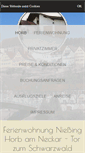 Mobile Screenshot of ferienwohnung-niessing-horb.de